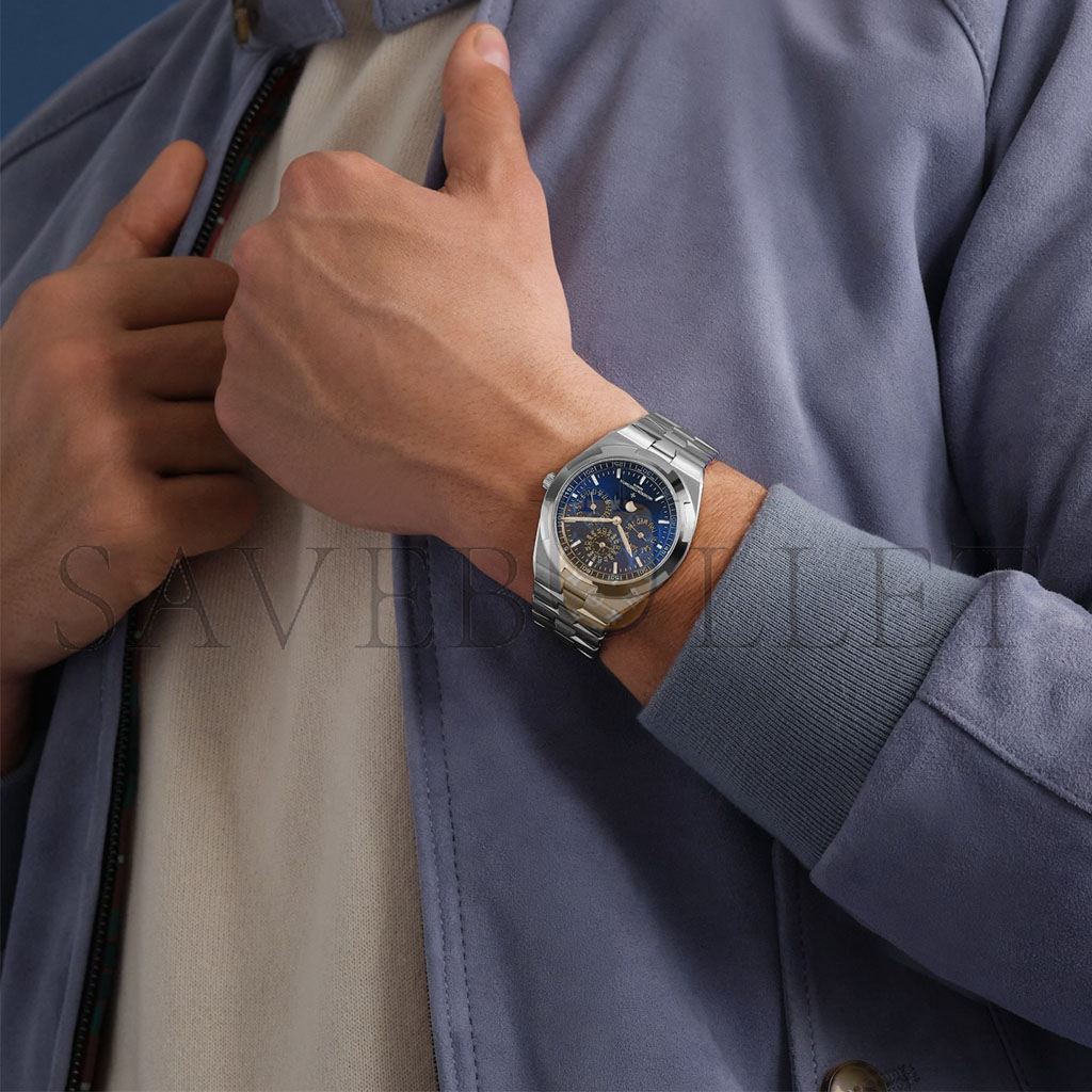 vacheron Co*sta*t*n overseas perpetual calendar ultra-thin 41.5 mm white gold watch 4300v/220g-b945